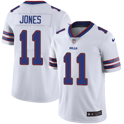 Buffalo Bills #11 Zay Jones White Men's Stitched Vapor Untouchable Limited Jersey Men's