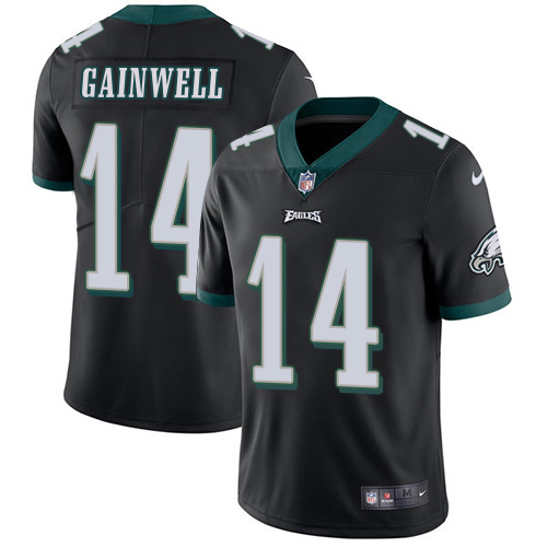 Eagles #14 Kenneth Gainwell Black Alternate Youth Stitched Vapor Untouchable Limited Jersey