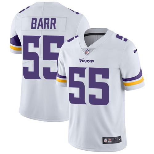 Minnesota Vikings #55 Anthony Barr White Men's Stitched Vapor Untouchable Limited Jersey Men's