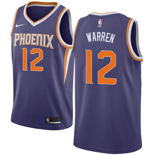 Phoenix Suns #12 T.J. Warren Purple Youth Swingman Icon Edition Jersey Youth