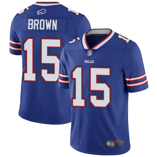 Buffalo Bills #15 John Brown Royal Blue Team Color Men's Stitched Vapor Untouchable Limited Jersey Men's