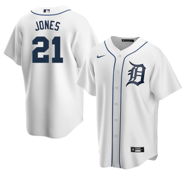 Men's Youth Women's Detroit Tigers 21 Replica White Home 2020 Replica Jacoby Jones Jersey