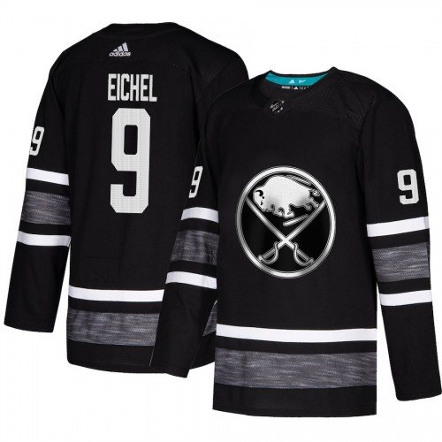 Adidas Buffalo Sabres #9 Jack Eichel Black Authentic 2019 All-Star Stitched Jersey Men's