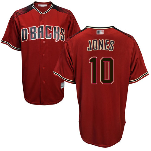 Arizona Diamondbacks #10 Adam Jones Sedona Red Alternate Stitched Youth Jersey Youth