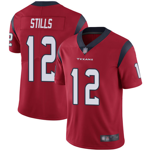 Houston Texans #12 Kenny Stills Red Alternate Men's Stitched Vapor Untouchable Limited Jersey Men's