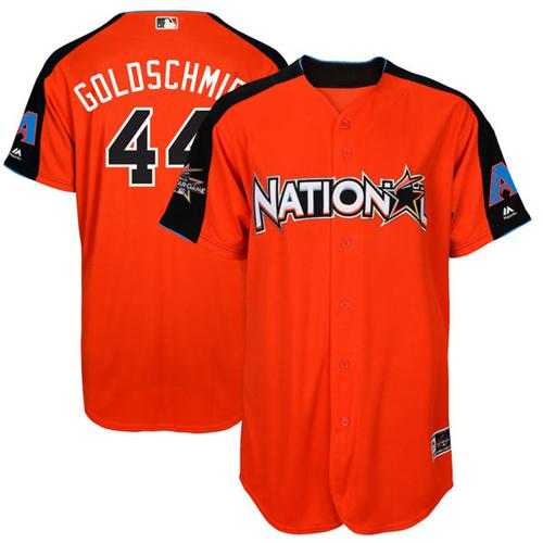 Arizona Diamondbacks #44 Paul Goldschmidt Orange 2017 All-Star National League Stitched Jersey Men's