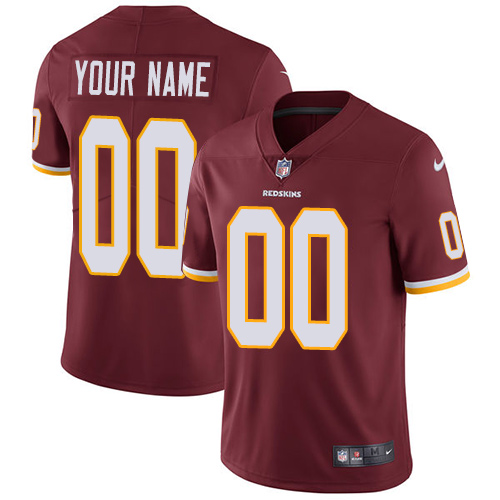 Washington Commanders Customized Burgundy Red Team Color Stitched Vapor Untouchable Limited Youth Jersey