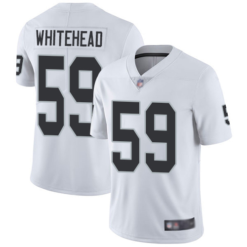 Las Vegas Raiders #59 Tahir Whitehead White Men's Stitched Vapor Untouchable Limited Jersey Men's