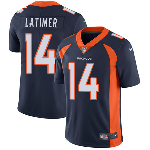 Denver Broncos #14 Cody Latimer Navy Blue Alternate Men's Stitched Vapor Untouchable Limited Jersey Men's