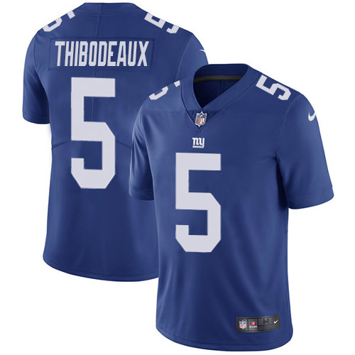 Giants #5 Kayvon Thibodeaux Royal Blue Team Color Men's Stitched Vapor Untouchable Limited Jersey