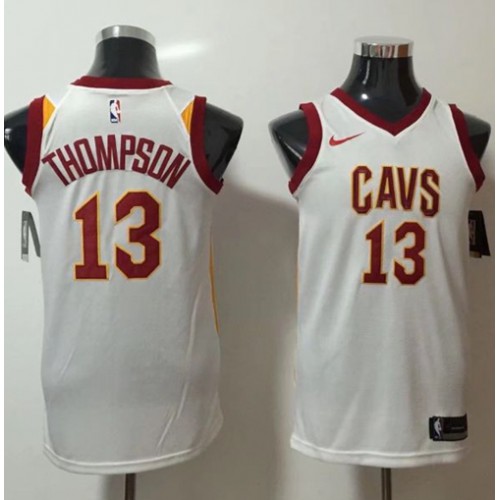 Cleveland Cavaliers #13 Tristan Thompson White Swingman Association Edition Jersey Mens