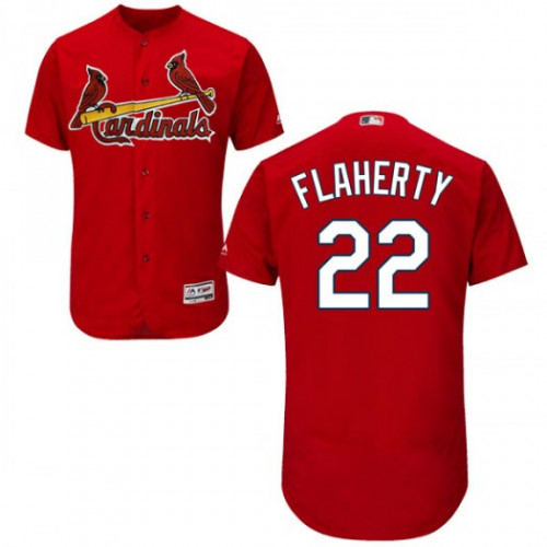 St.Louis Cardinals #22 Jack Flaherty Red Flexbase Authentic Collection Stitched Jersey Men's
