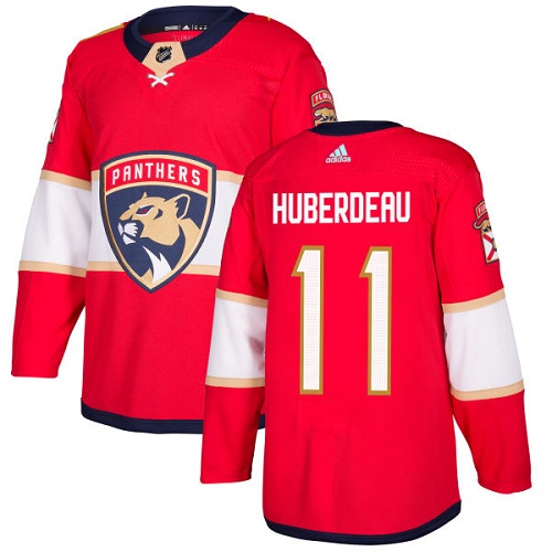 Adidas Florida Panthers #11 Jonathan Huberdeau Red Home Authentic Stitched Youth Jersey Youth