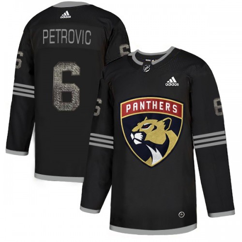 Adidas Florida Panthers #6 Alexander Petrovic Black Authentic Classic Stitched Jersey Men's