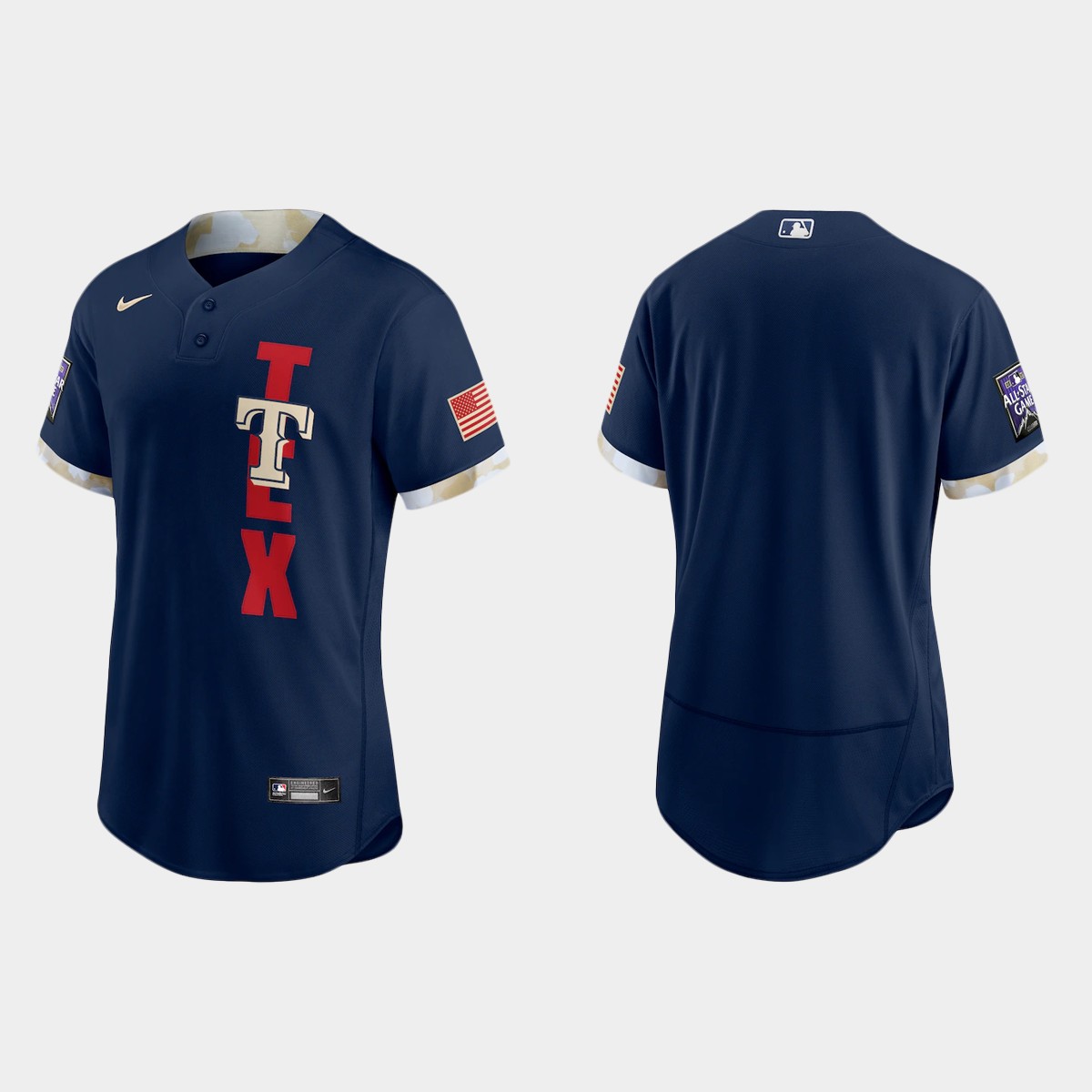 Texas Rangers 2021 All Star Game Authentic Navy Jersey