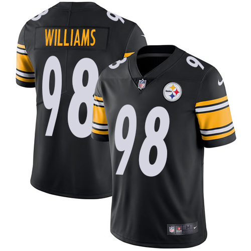 Pittsburgh Steelers #98 Vince Williams Black Team Color Youth Stitched Vapor Untouchable Limited Jersey Youth