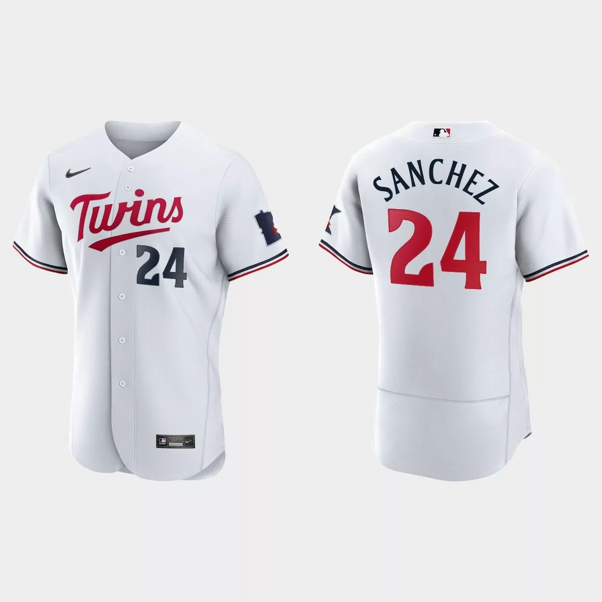 Minnesota Twins #24 Gary Sanchez Men's 2023 Authentic Jersey - White