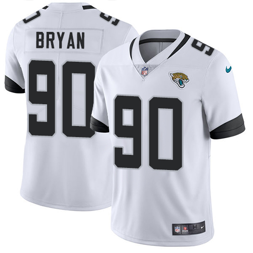 Jacksonville Jaguars #90 Taven Bryan White Youth Stitched Vapor Untouchable Limited Jersey Youth