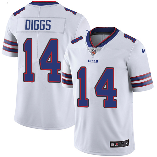 Bills #14 Stefon Diggs White Men's Stitched Vapor Untouchable Limited Jersey