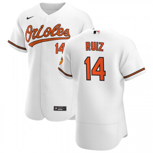 Baltimore Baltimore Orioles #14 Rio Ruiz Men's White Home 2020 Authentic Player Jersey Men's