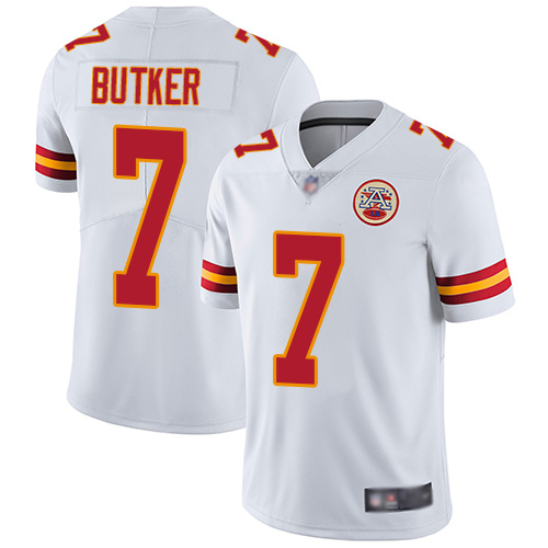 Chiefs #7 Harrison Butker White Men's Stitched Vapor Untouchable Limited Jersey