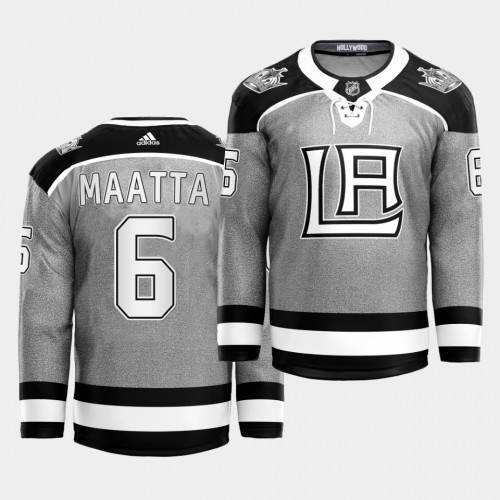Adidas Los Angeles Kings #6 Olli Maatta 2021 City Concept Stitched Jersey - Black Men's