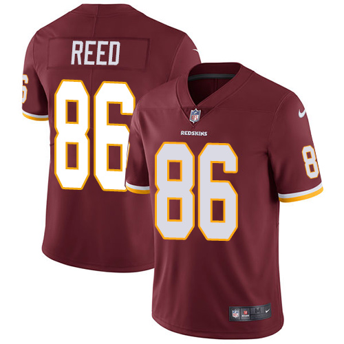 Washington Commanders #86 Jordan Reed Burgundy Red Team Color Youth Stitched Vapor Untouchable Limited Jersey Youth