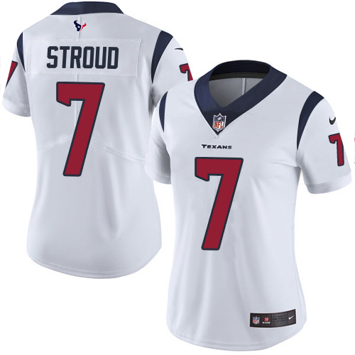 Texans #7 C.J. Stroud White Women's Stitched Vapor Untouchable Limited Jersey