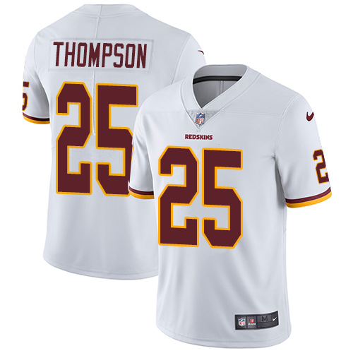 Washington Commanders #25 Chris Thompson White Youth Stitched Vapor Untouchable Limited Jersey Youth