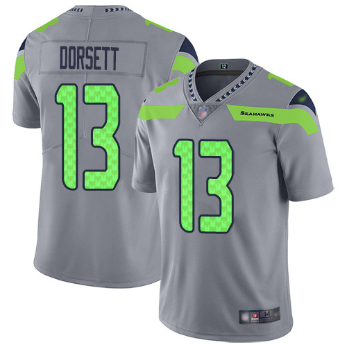 Seattle Seahawks #13 Phillip Dorsett Gray Youth Stitched Limited Inverted Legend Jersey Youth