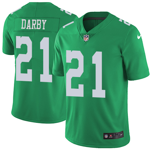 Philadelphia Eagles #21 Ronald Darby Green Men's Stitched Limited Rush Jersey Men's