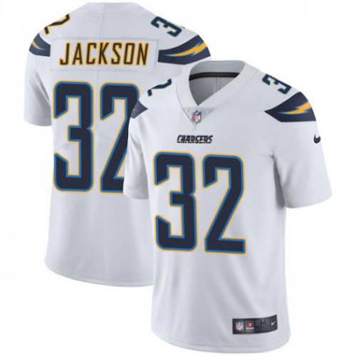 Los Angeles Chargers #32 Justin Jackson White Men's Stitched Vapor Untouchable Limited Jersey Men's