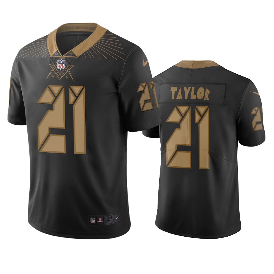 Washington Commanders #21 Sean Taylor Black Vapor Limited City Edition Jersey