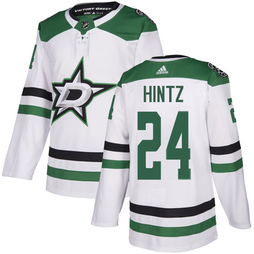 Adidas Dallas Stars #24 Roope Hintz White Road Authentic Youth Stitched Jersey Youth