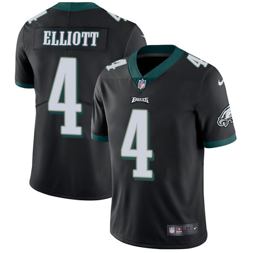 Philadelphia Eagles #4 Jake Elliott Black Alternate Youth Stitched Vapor Untouchable Limited Jersey Youth
