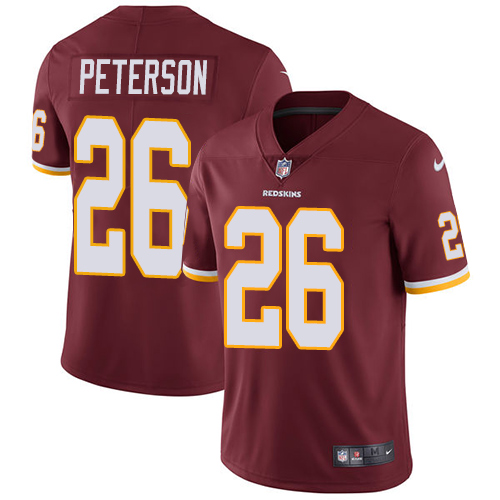 Washington Commanders #26 Adrian Peterson Burgundy Red Team Color Men's Stitched Vapor Untouchable Limited Jersey Men's