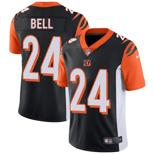 Cincinnati Bengals #24 Vonn Bell Black Team Color Youth Stitched Vapor Untouchable Limited Jersey Youth