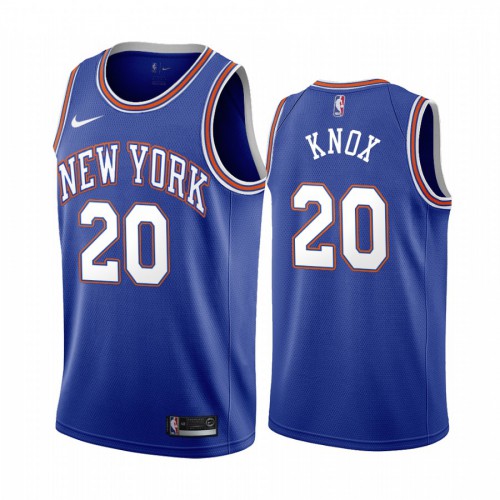 New York Knicks #20 Kevin Knox Navy 2019-20 Statement Edition Jersey Mens