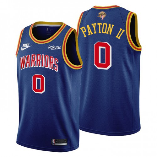Golden State Golden State Warriors #0 Gary Payton II Releases Classic Edition Youth 2022 Finals 75th Anniversary Jersey Blue Youth