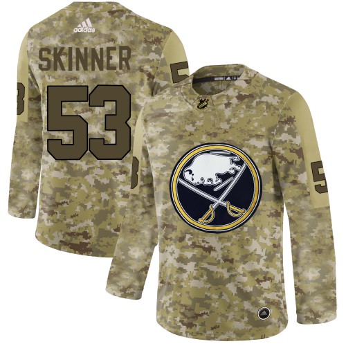 Adidas Buffalo Sabres #53 Jeff Skinner Camo Authentic Stitched Jersey Men's