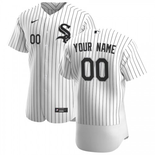 Chicago White Sox Custom Men's White Home 2020 Authentic Player Jersey