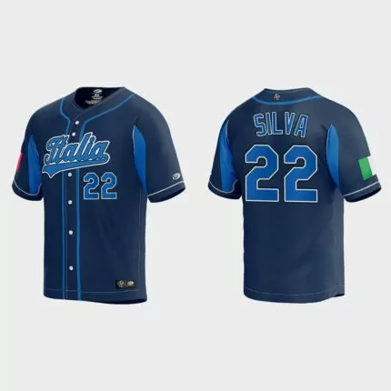 Tiago da Silva World Baseball Classic 2023 World Baseball Classic Jersey – Navy