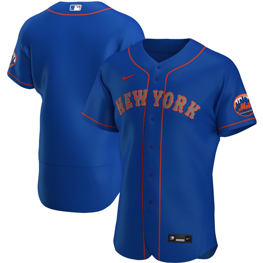 New York Mets Men's Royal Alternate 2020 Authentic Team Jersey