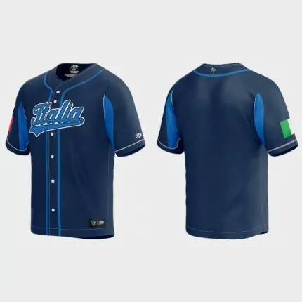 Italy Baseball 2023 World Baseball Classic Jersey – Navy
