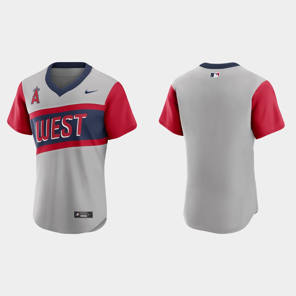 Los Angeles Angels Men's Gray 2021 Little League Classic Authentic Jersey