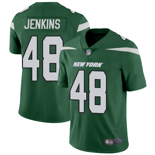 New York Jets #48 Jordan Jenkins Green Team Color Men's Stitched Vapor Untouchable Limited Jersey Men's