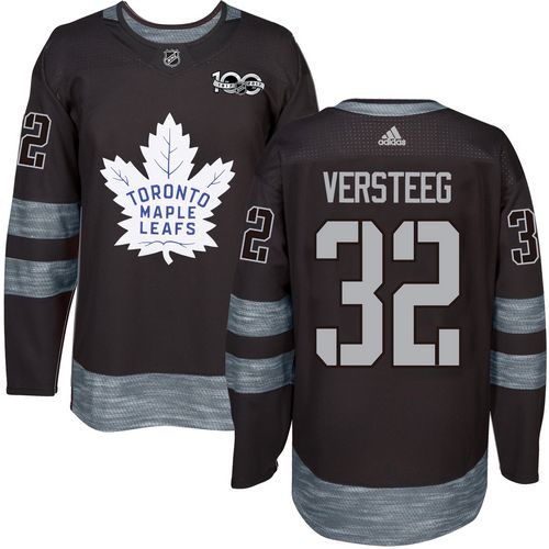 Adidas Maple Toronto Maple Leafs #32 Kris Versteeg Black 1917-2017 100th Anniversary Stitched Jersey Men's