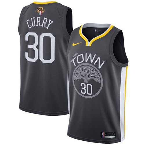 Golden State Golden State Warriors #30 Stephen Curry Mens Black 2022 Finals Swingman Statement Edition Jersey Mens