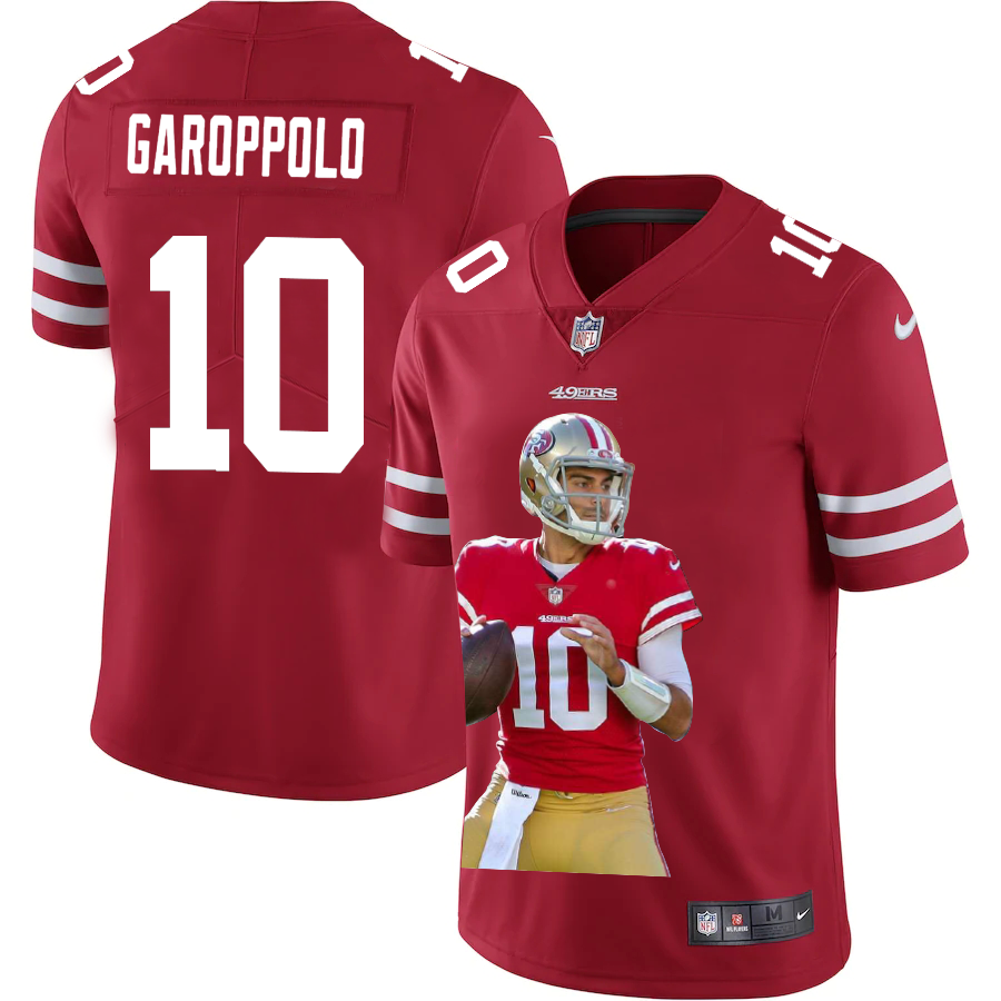 San Francisco 49ers #10 Jimmy Garoppolo Team Hero 3 Vapor Limited Jersey Red