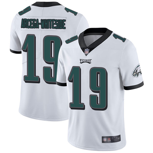 Philadelphia Eagles #19 JJ Arcega-Whiteside White Men's Stitched Vapor Untouchable Limited Jersey Men's
